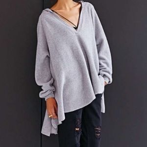 Urban Outfitters | Project Social T | Grey Hooded Pullover Sweatshirt | Size XS